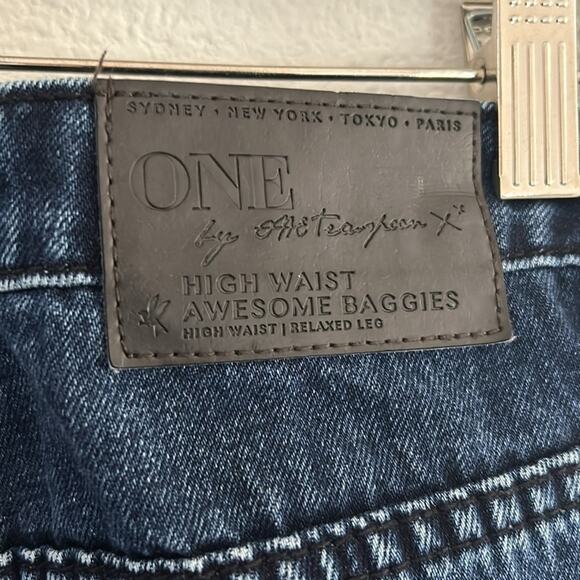 One Teaspoon Jeans Women’s High Rise Waist Freebird Skinny Ankle Chewed … - Picture 9 of 14